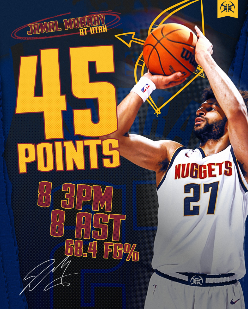 世俱杯-穆雷狂轰45分连刷四纪录！近三战109分势头猛烈 阿帅：他扛起球队